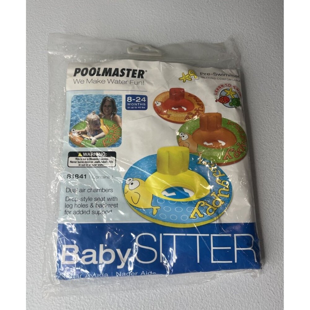 Poolmaster Inflatable Baby Sitter Float 81841 2012 8-24‎ Months